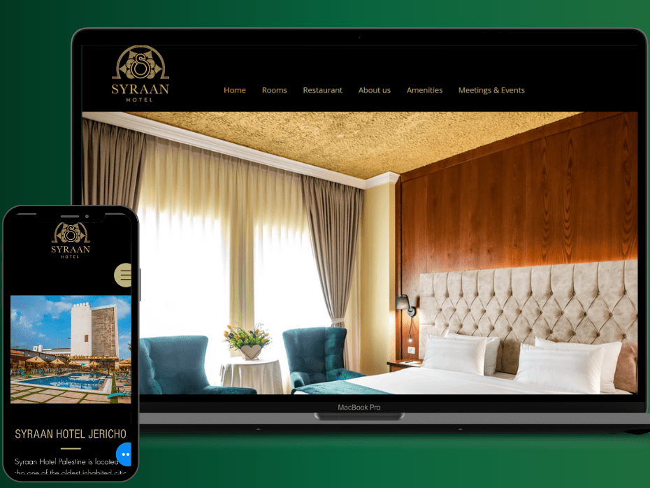 professionelle Webdesign hotel