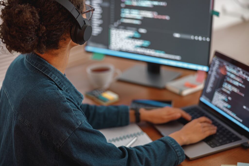 professionelle Webdesign mitarbeiterin